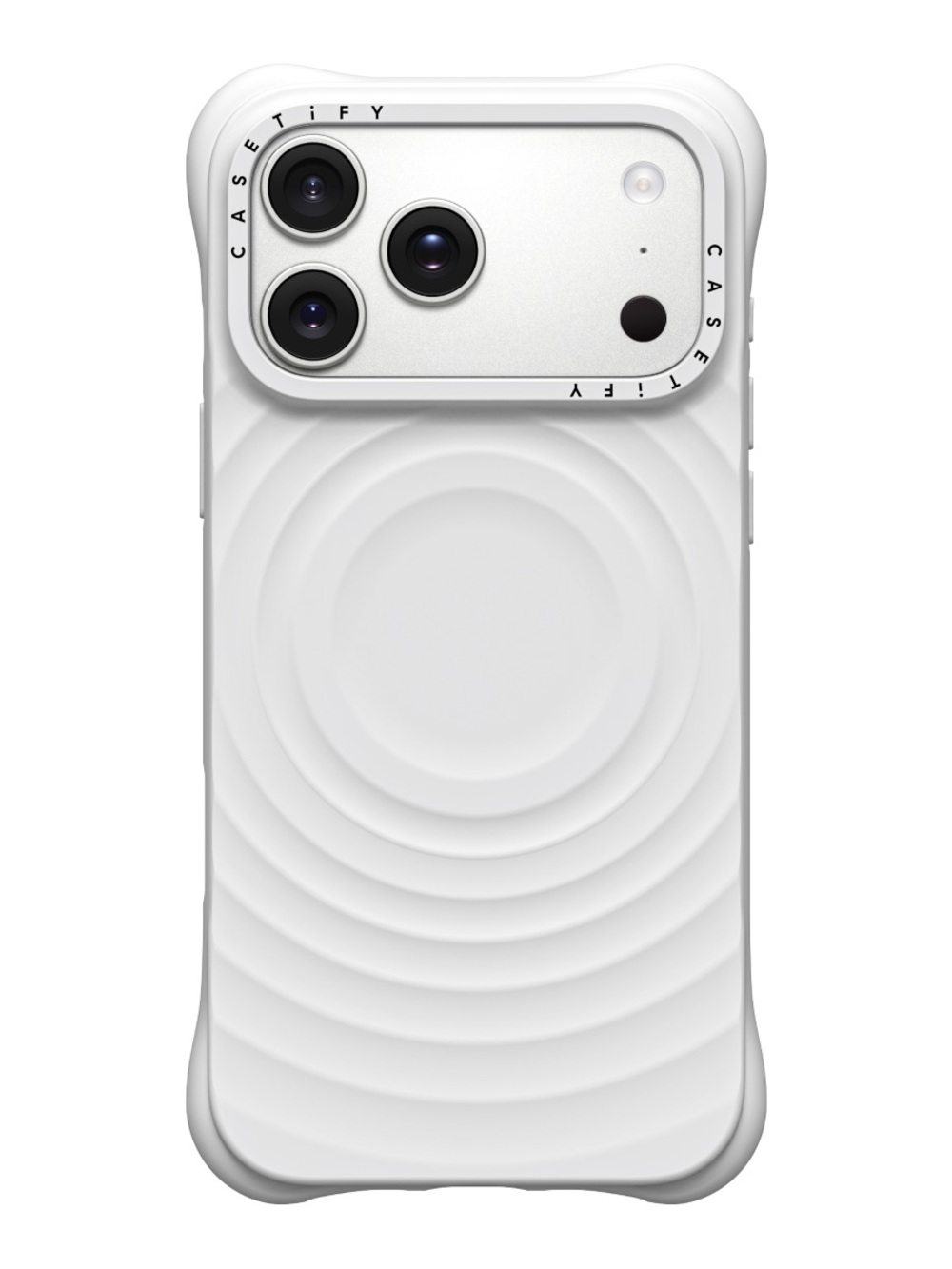 Casetify White Ripple Protective Phone Case